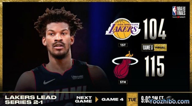 <a href=/lanqiuzhiboba/heat/ target=_blank class=infotextkey>热火</a>险胜<a href=/lanqiuzhiboba/lakers/ target=_blank class=infotextkey>湖人</a>大比分扳成1-2