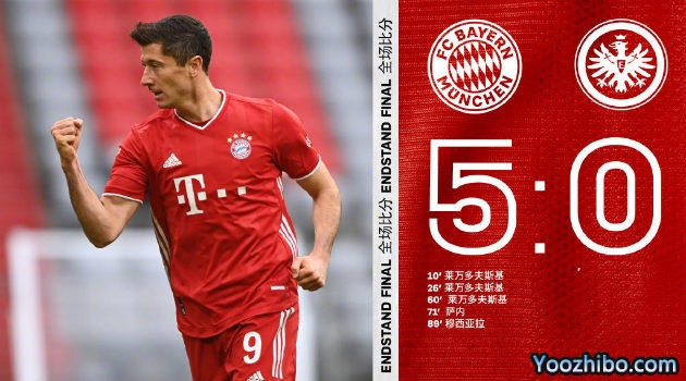 <a href=/zuqiuzhiboba/bayern/ target=_blank class=infotextkey>拜仁</a>慕尼黑5-0法兰克福